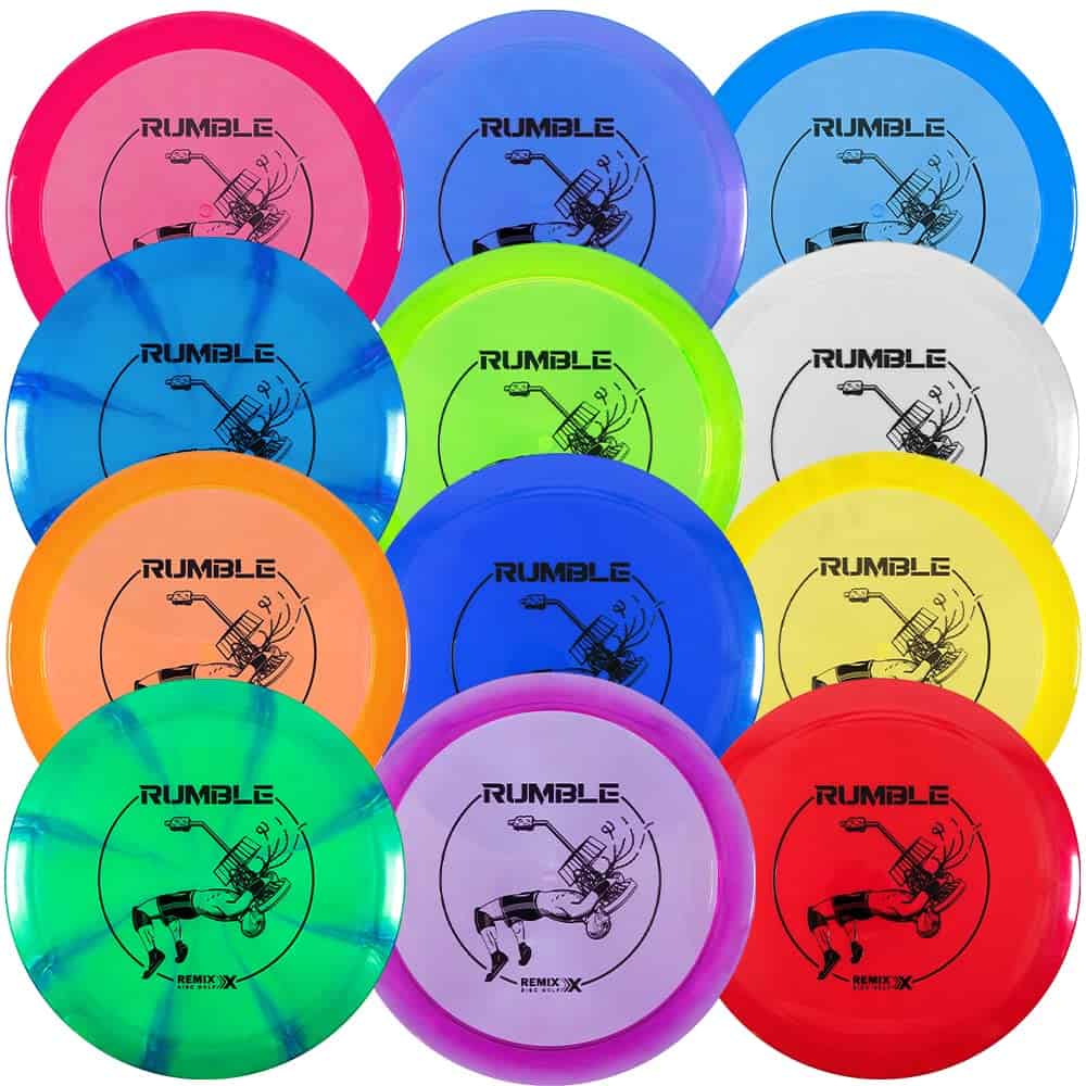 Paquete de Variedad de 12 Discos de Golf de Distancia Remix