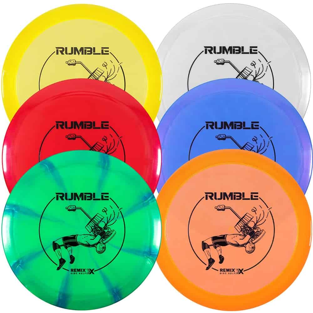 Paquete de Variedad de 6 Discos de Golf de Distancia Remix