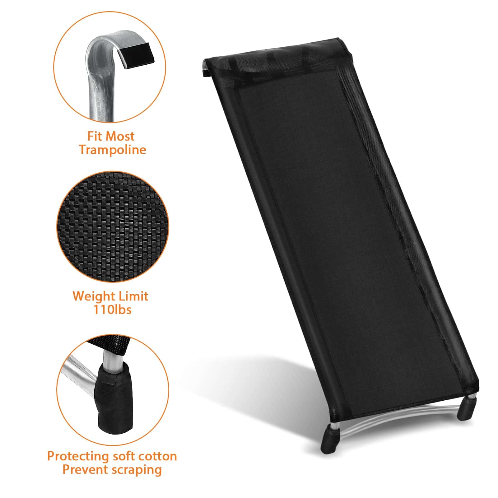 Fuliuna Universal Trampoline Ladder Slide kit, 3 Pasos - Imagen 6