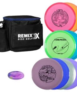 Bolsa de Inicio de Disc Golf Remix + Set de 8 Discos