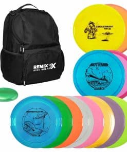 Conjunto de Inicio de Disc Golf Remix Backpack + 12 Discos