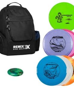 Mochila de Disc Golf Deluxe Remix + Set de 6 Discos