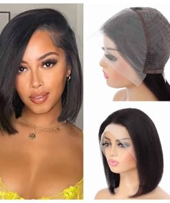 Pelucas de Pelo Humano MYouan Bob sin Pegamento Realmente