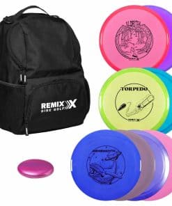 Mochila de Inicio de Disc Golf Remix + Set de 8 Discos