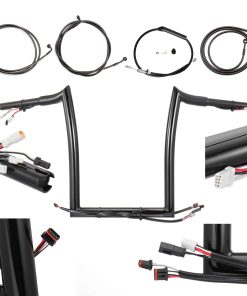 TIGERSGATE Manillar de 14" Ape Hanger de 1.25" de Altura