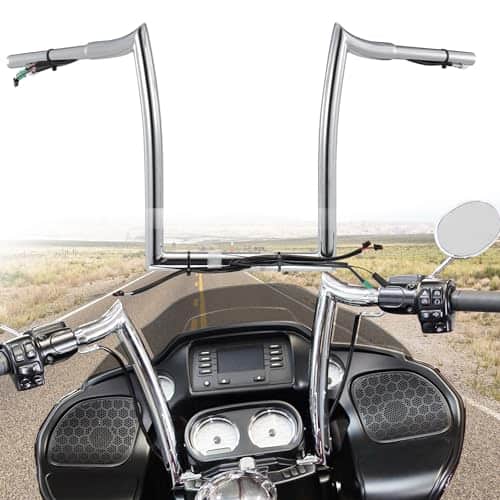 Manillar pre-cableado TIGERSGATE de 12" de altura con 1.25"