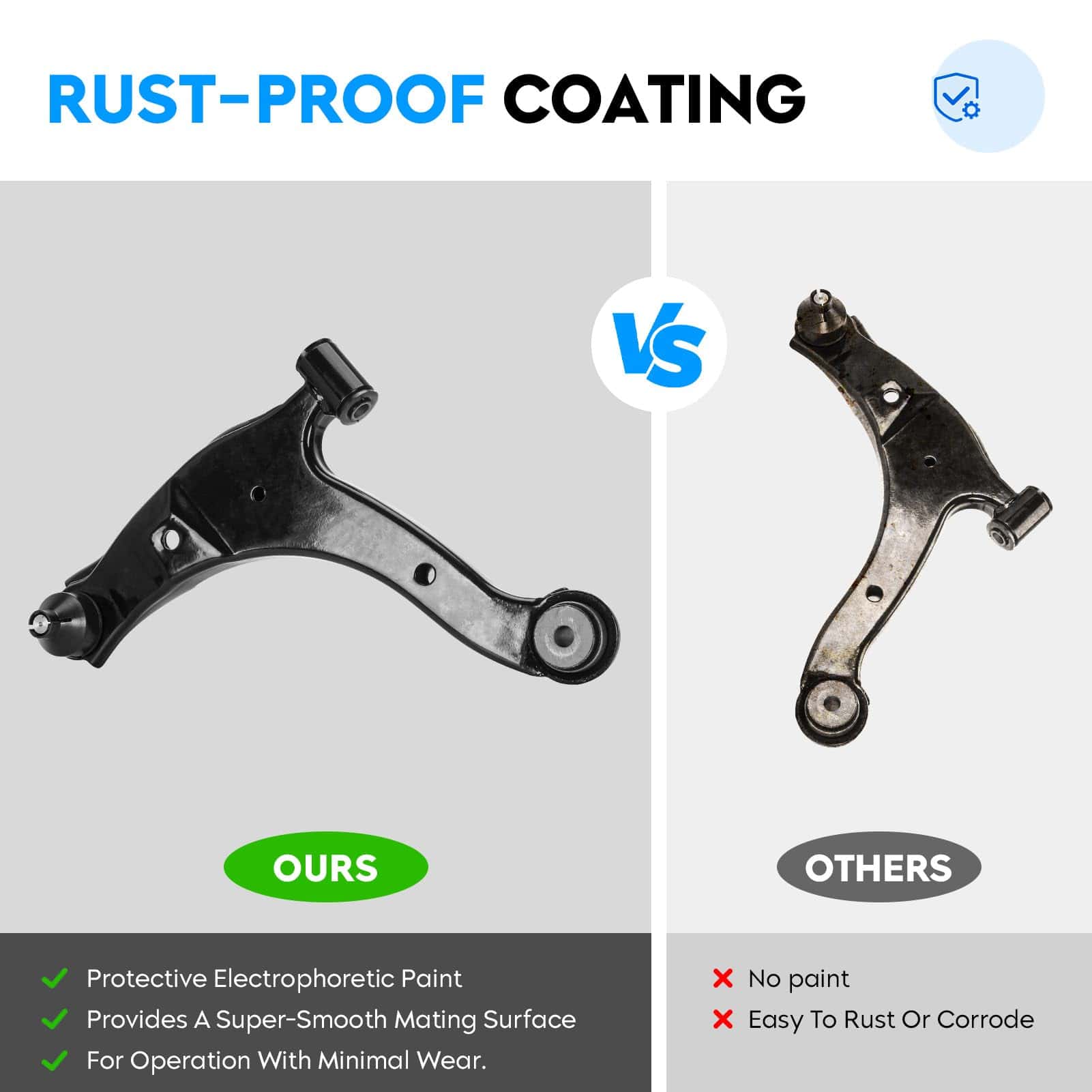 Brazos de control inferiores delanteros con junta esférica - Imagen 5
