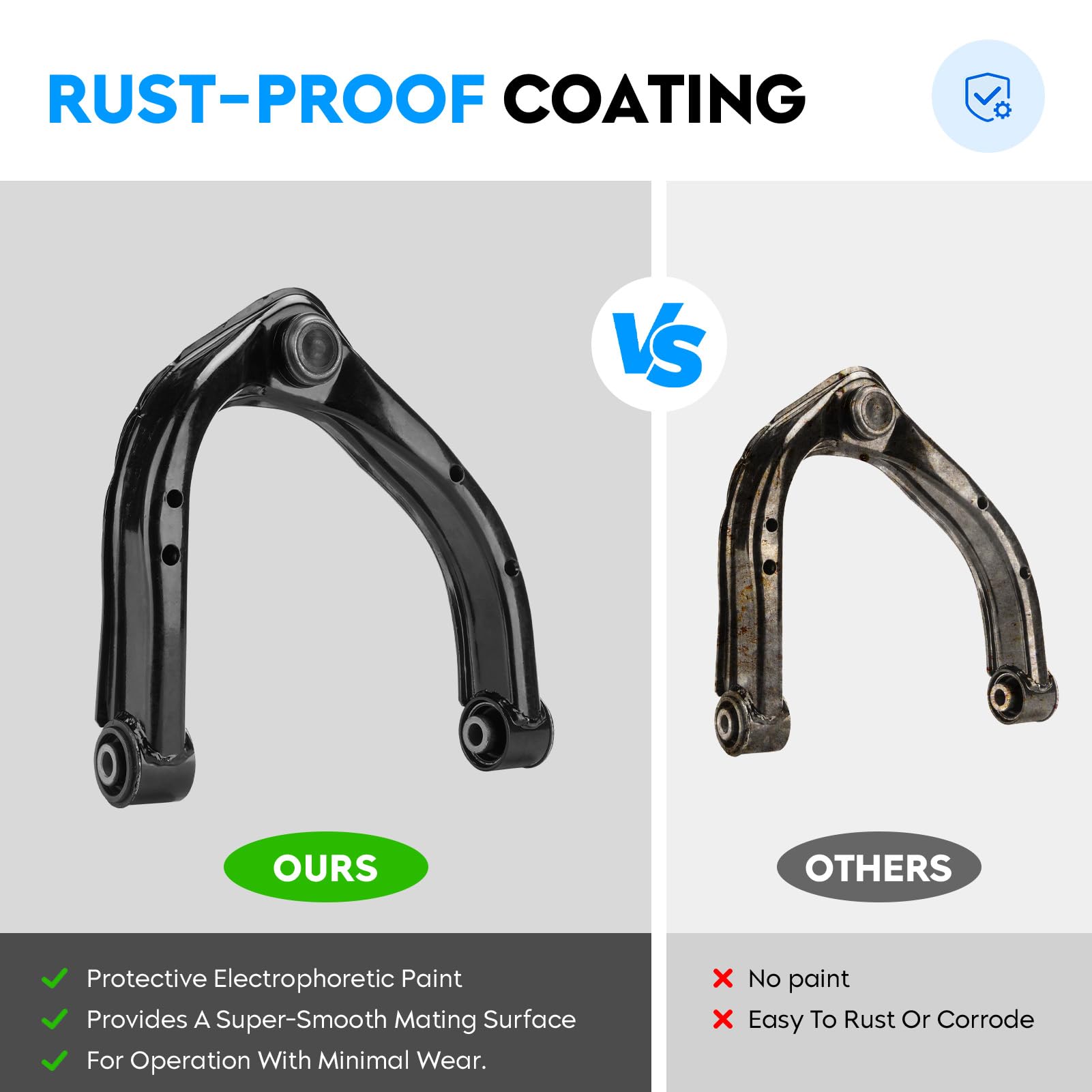 Brazo de control superior delantero con junta -0649 2PCS - Imagen 4