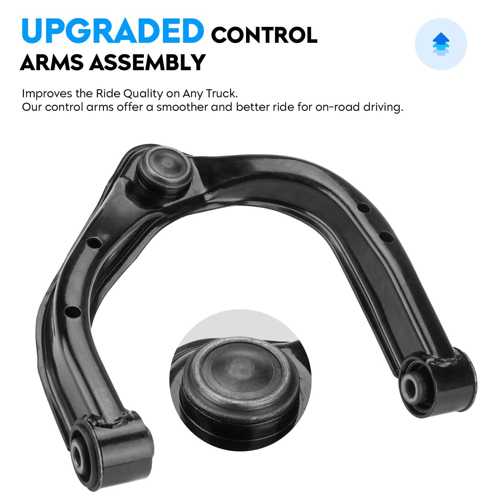 Brazo de control superior delantero con junta -0649 2PCS - Imagen 3