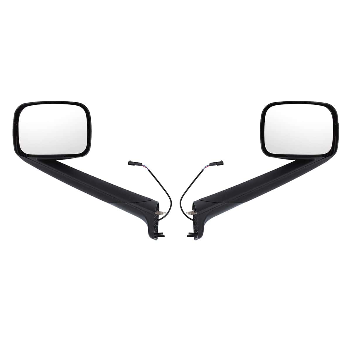 Par de espejos de capó calefaccionados negros WANLLY para - Imagen 3