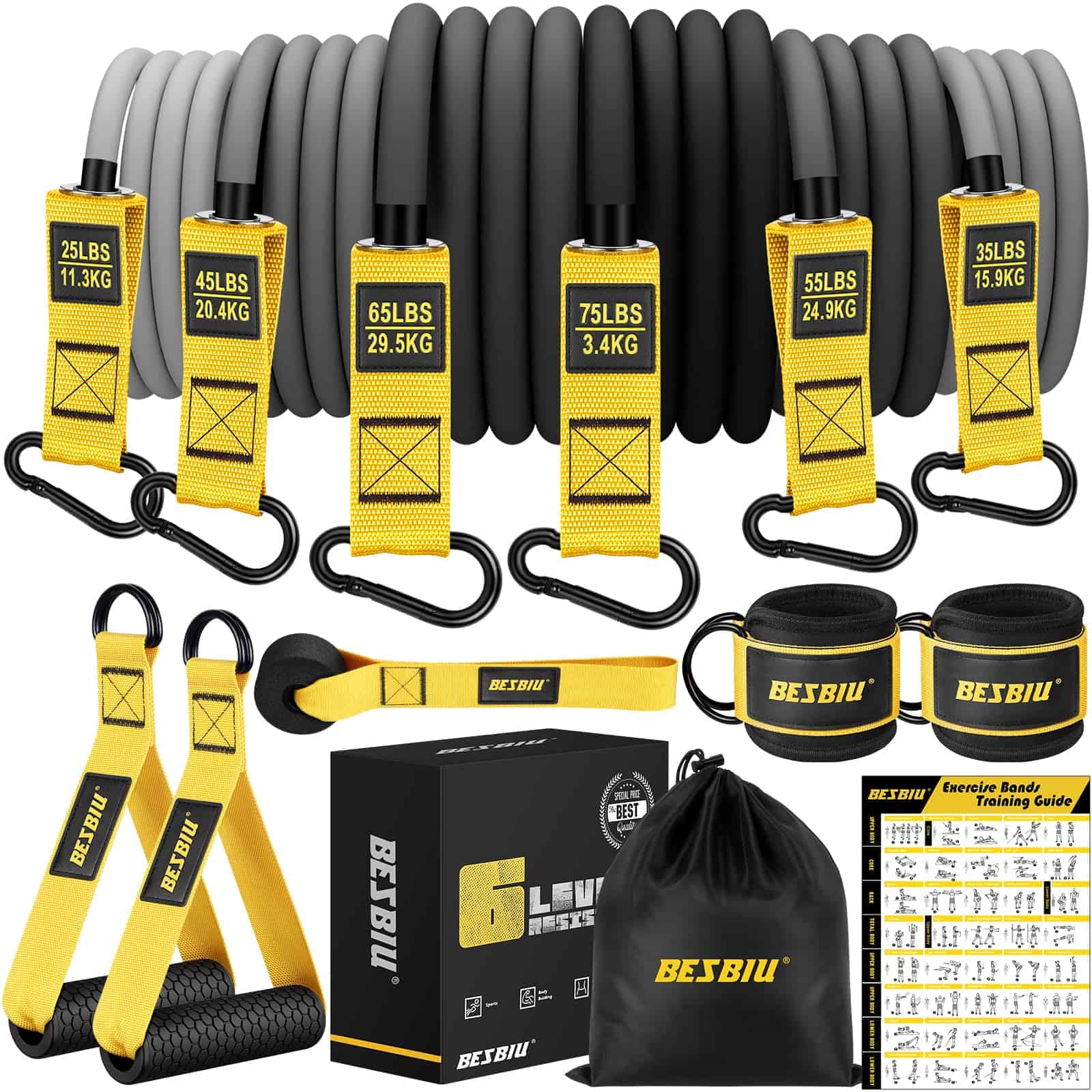 Bandas de Resistencia para Ejercicio Pesado, -Rojo