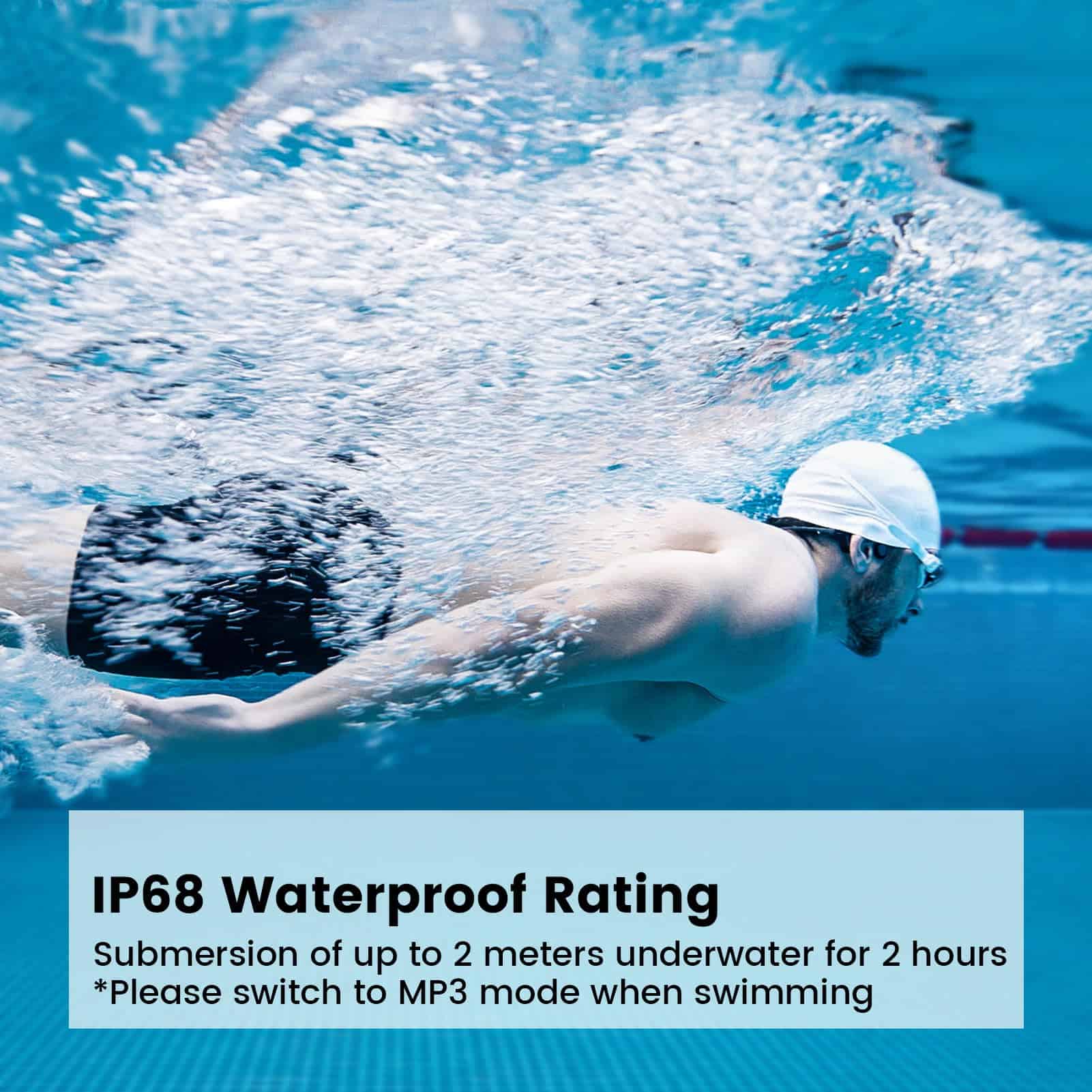 Audífonos de conducción ósea mojawa Run Plus, IP68 a prueba - Imagen 3