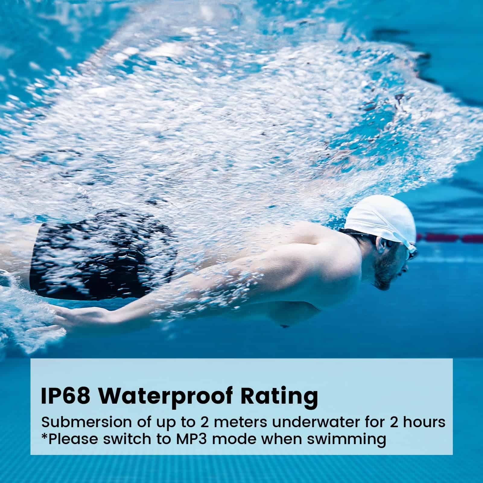 Mojawa Run Plus Bone Conduction Headphones Bluetooth, IP68 - Imagen 3