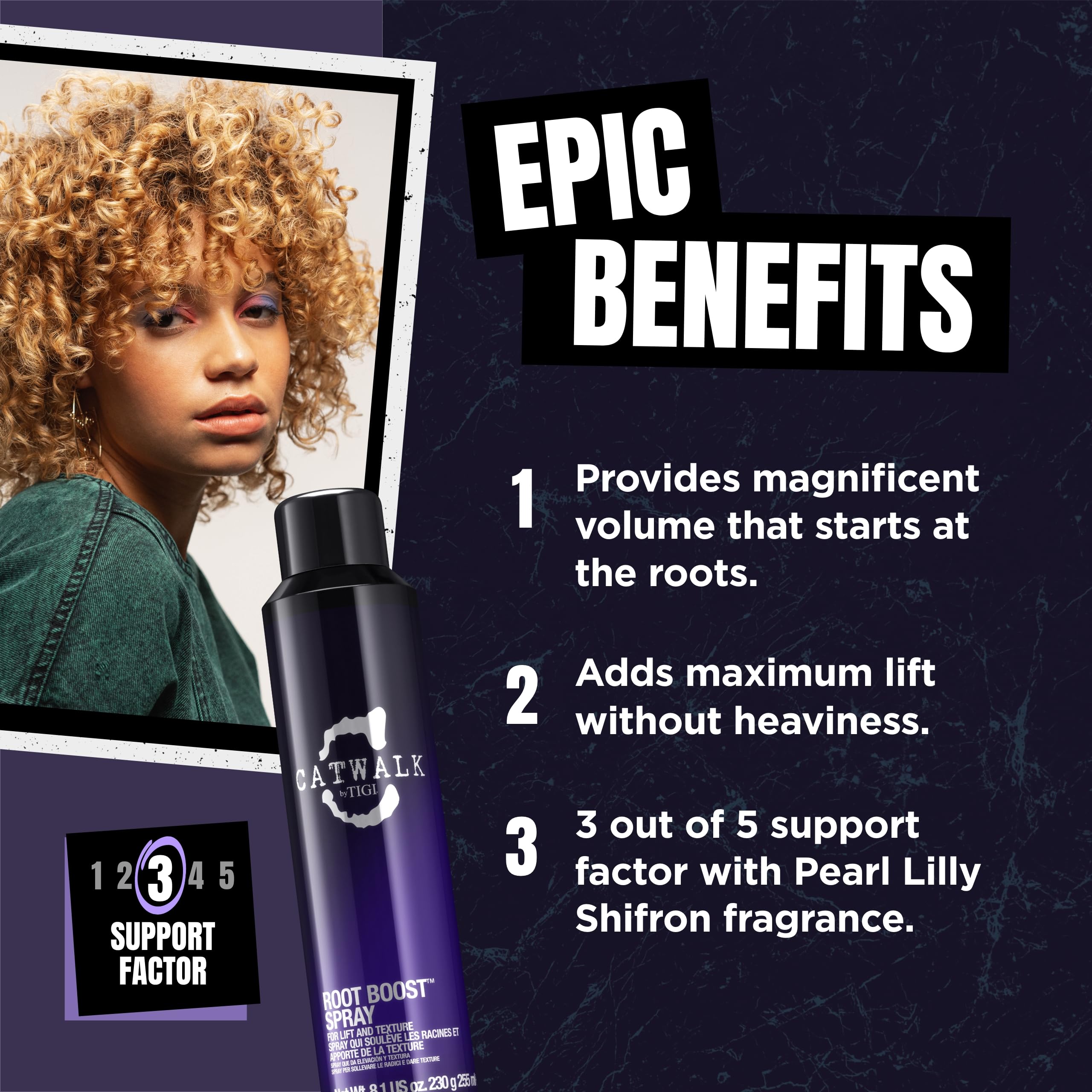 Espuma para el cabello Catwalk by TIGI Root Boost Spray - - Imagen 4