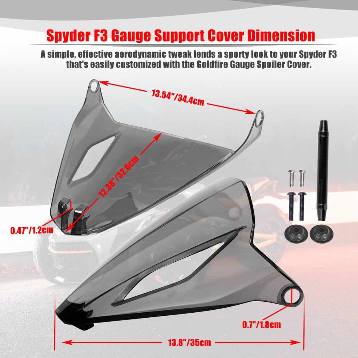 Cubierta de Spoiler de Calibre Goldfire para Accesorios - Imagen 5