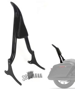 Respaldo para pasajero Sissy Bar negro compatible con