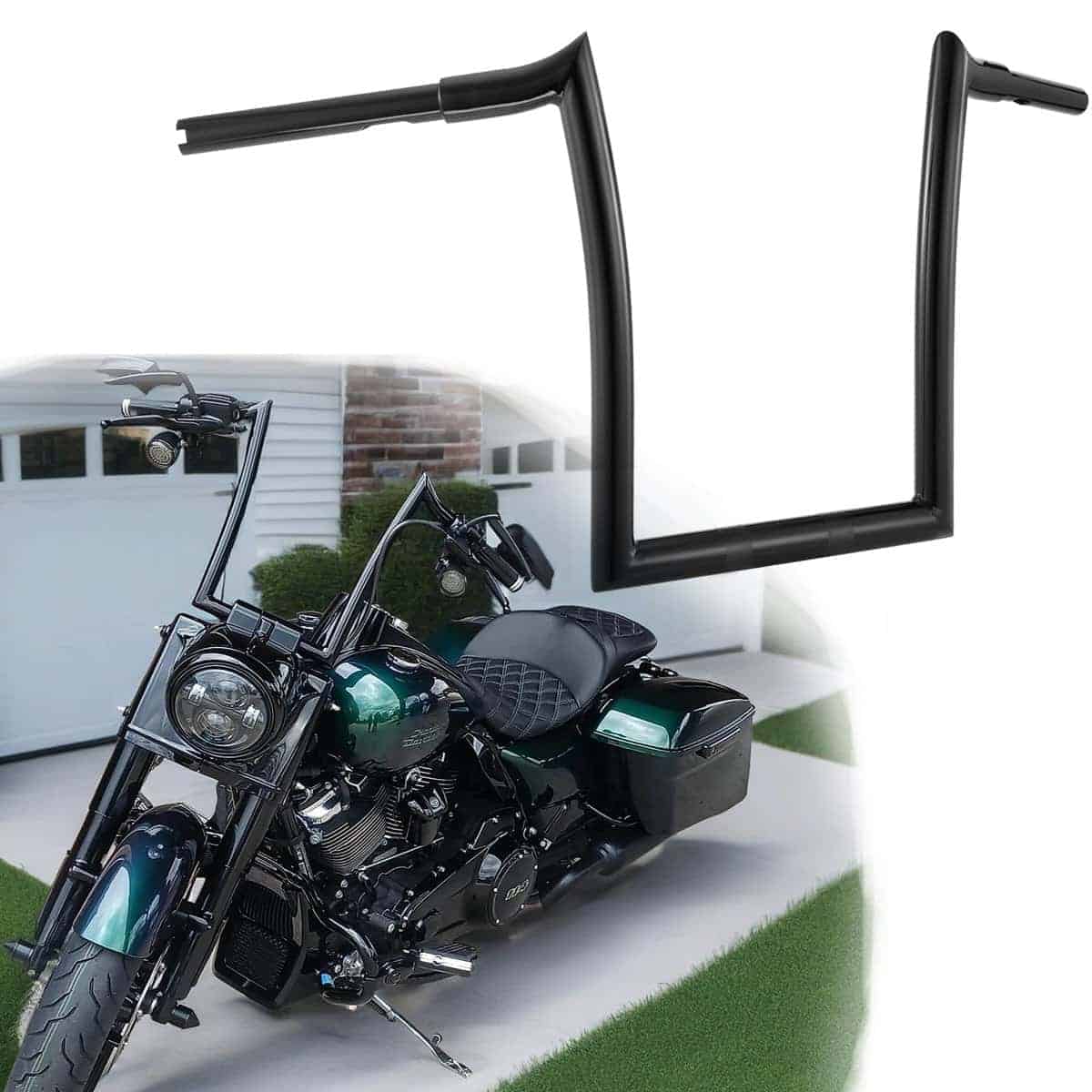 Manillares Ape Hangers Tigersgate Black Softail Dyna con