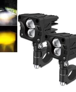 Nacowo 1 Par de Focos LED para Motocicleta y Coche Luz