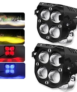 Nacowo 1 Par de Faros para Coche con Luces Diurnas y Faros