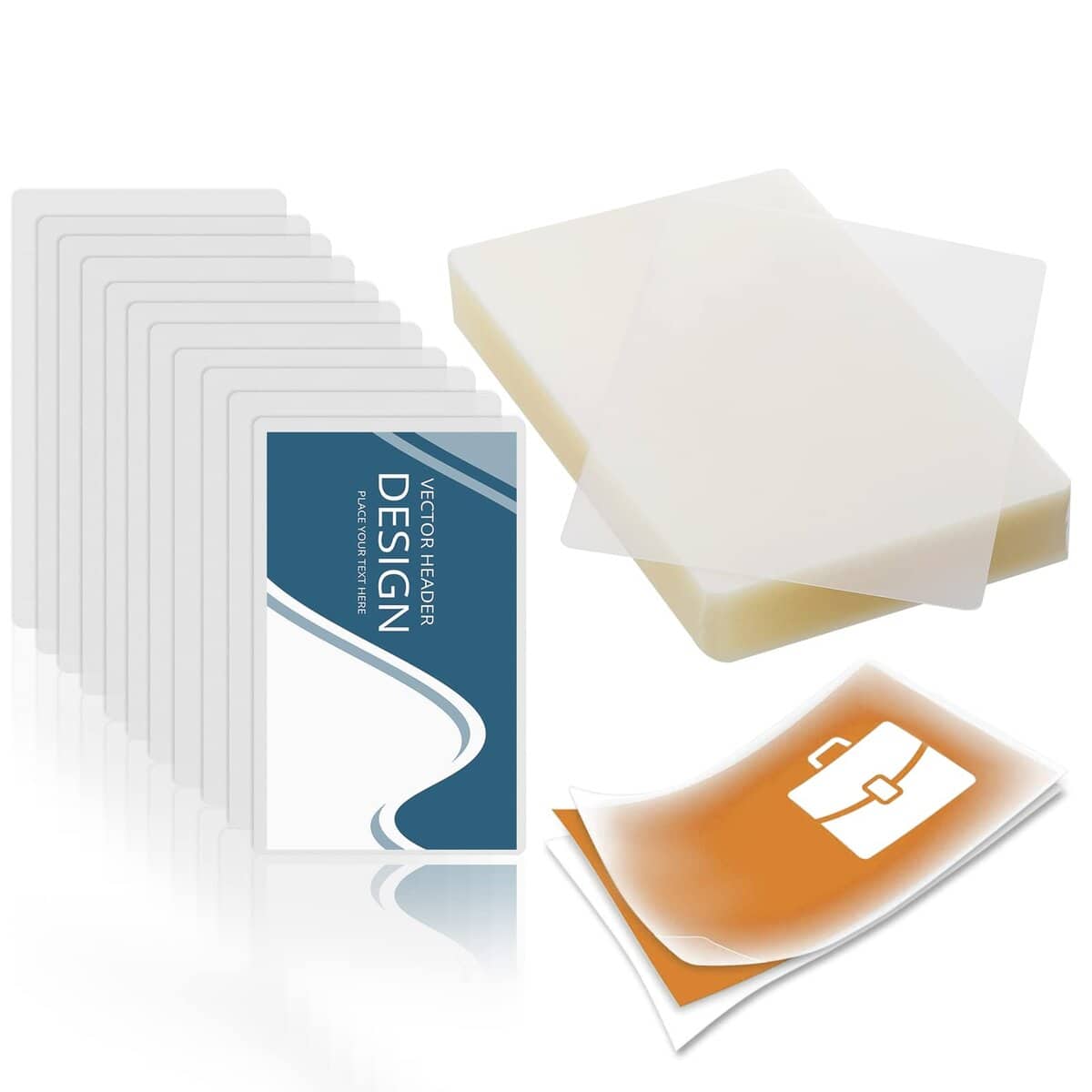 100 Pack Laminación Bolsas 6" x 9" 5 mil Claras Bolsas