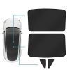 4PC Tesla Model 3 Roof Sunshades, 2 en 1 Parabrisas de
