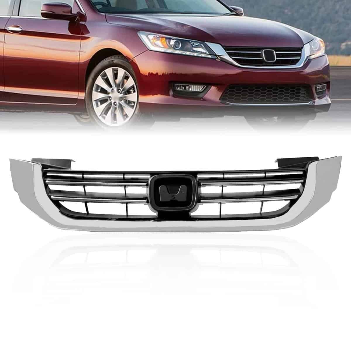 Rejilla delantera cromada para parachoques delantero para