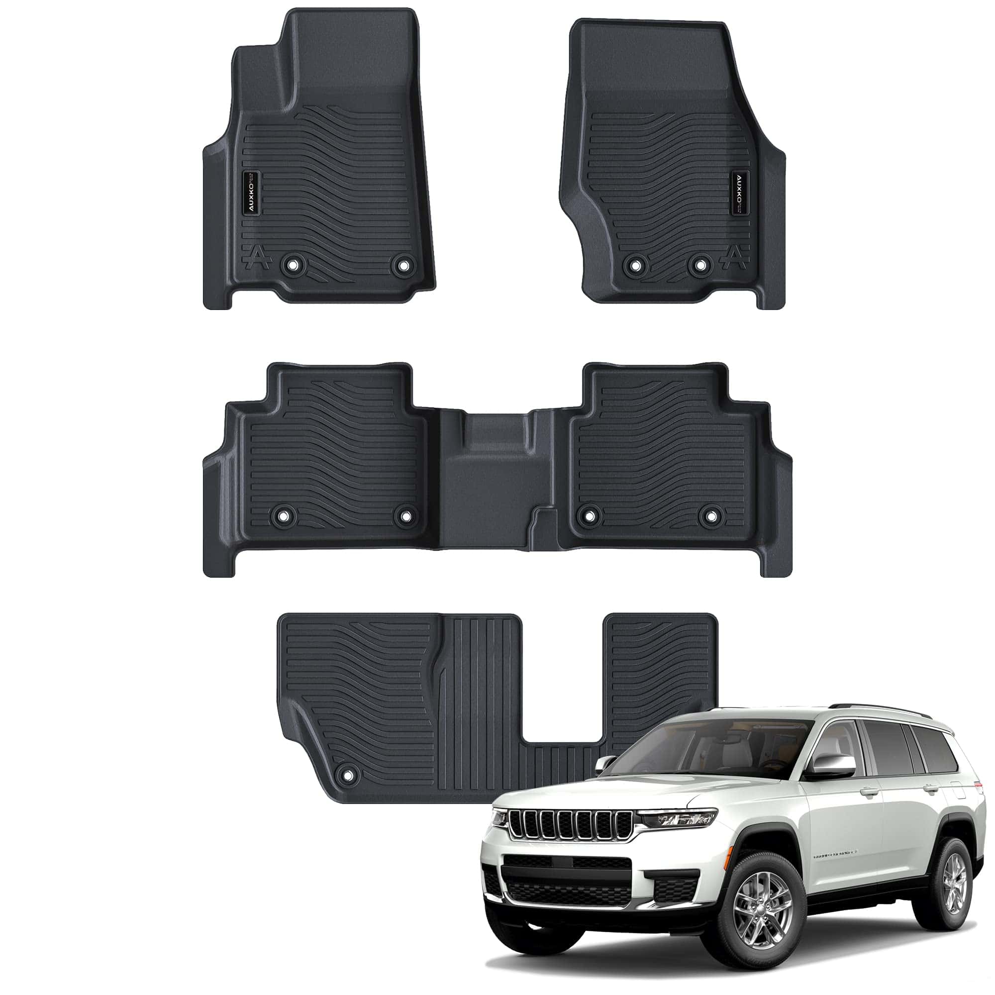 Tapetes para Todo Clima Auxko para Jeep Grand Cherokee L de