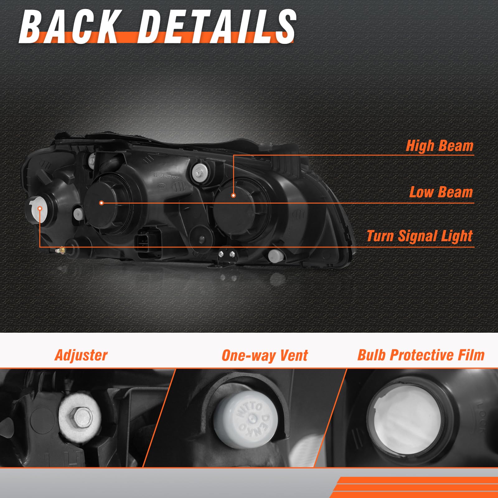 Conjunto de Faros delanteros para 2004 2005 2006 modelos - Imagen 5