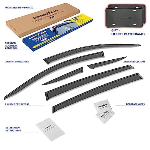 Deflectores de ventanas irrompibles de Goodyear para Toyota - Imagen 7