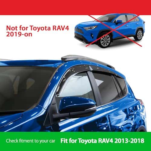 Deflectores de ventanas irrompibles de Goodyear para Toyota - Imagen 4