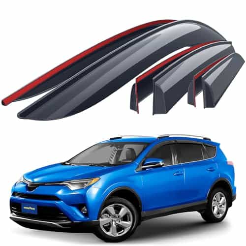 Deflectores de ventanas irrompibles de Goodyear para Toyota