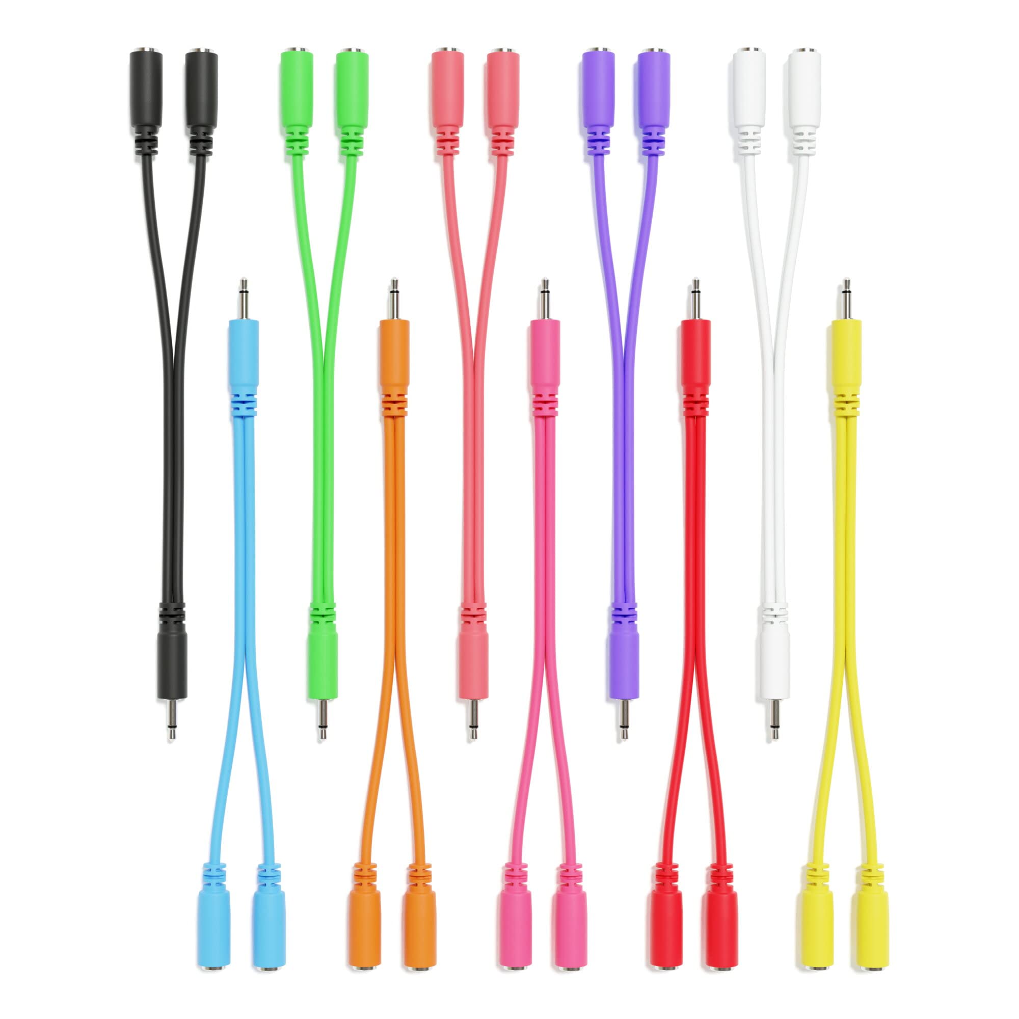 ExcelValley - Cables Divisores Mono Y Patch - TS 3.5mm 1/8"