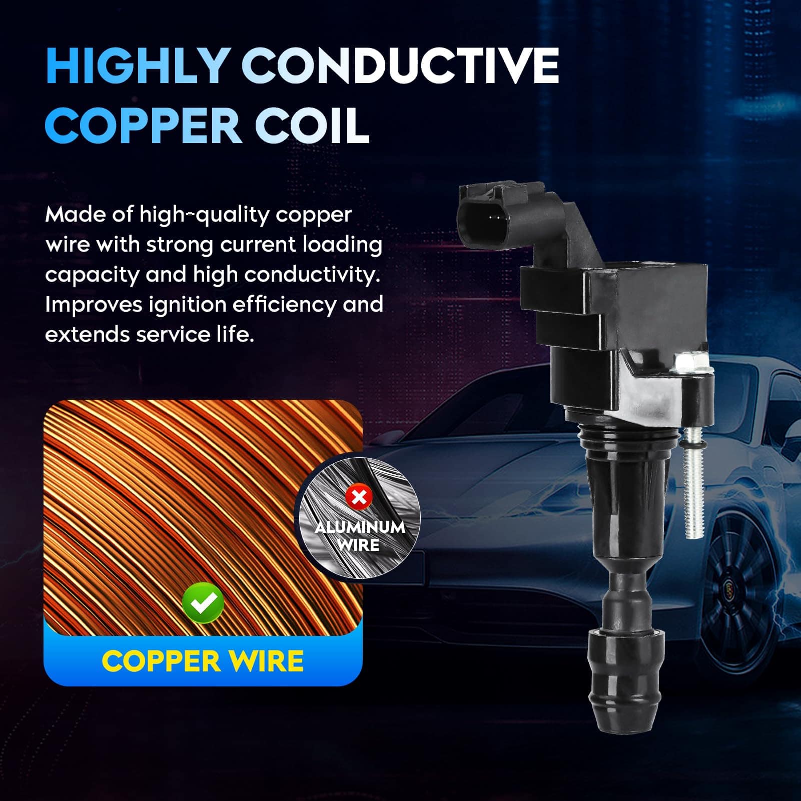 Paquete de Bobinas de Encendido para Buick LaCrosse Regal - Imagen 4