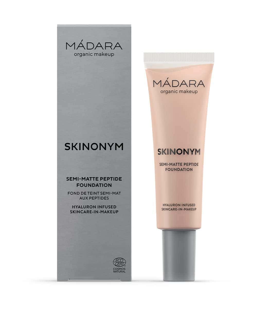 Base de maquillaje orgánica MÁDARA | SKINONYM Semi-Matte