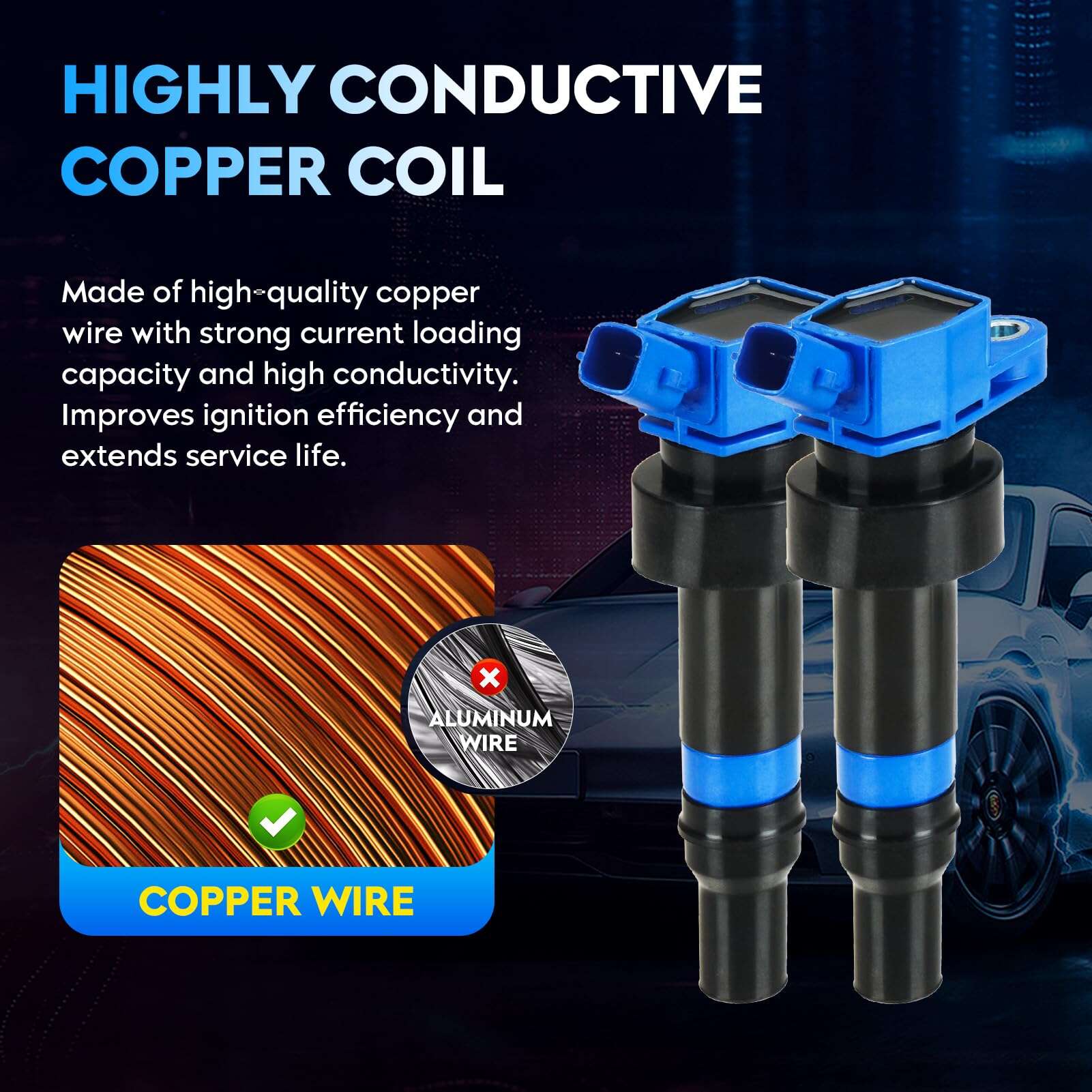 Bobina de Encendido Azul para Hyundai Accent 2012-2020 - Imagen 4