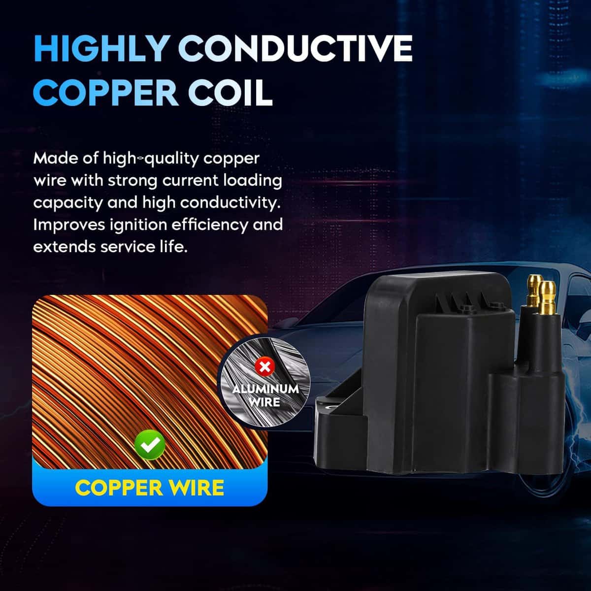 Paquete de Bobina de Encendido para Buick Allure LaCrosse - Imagen 4