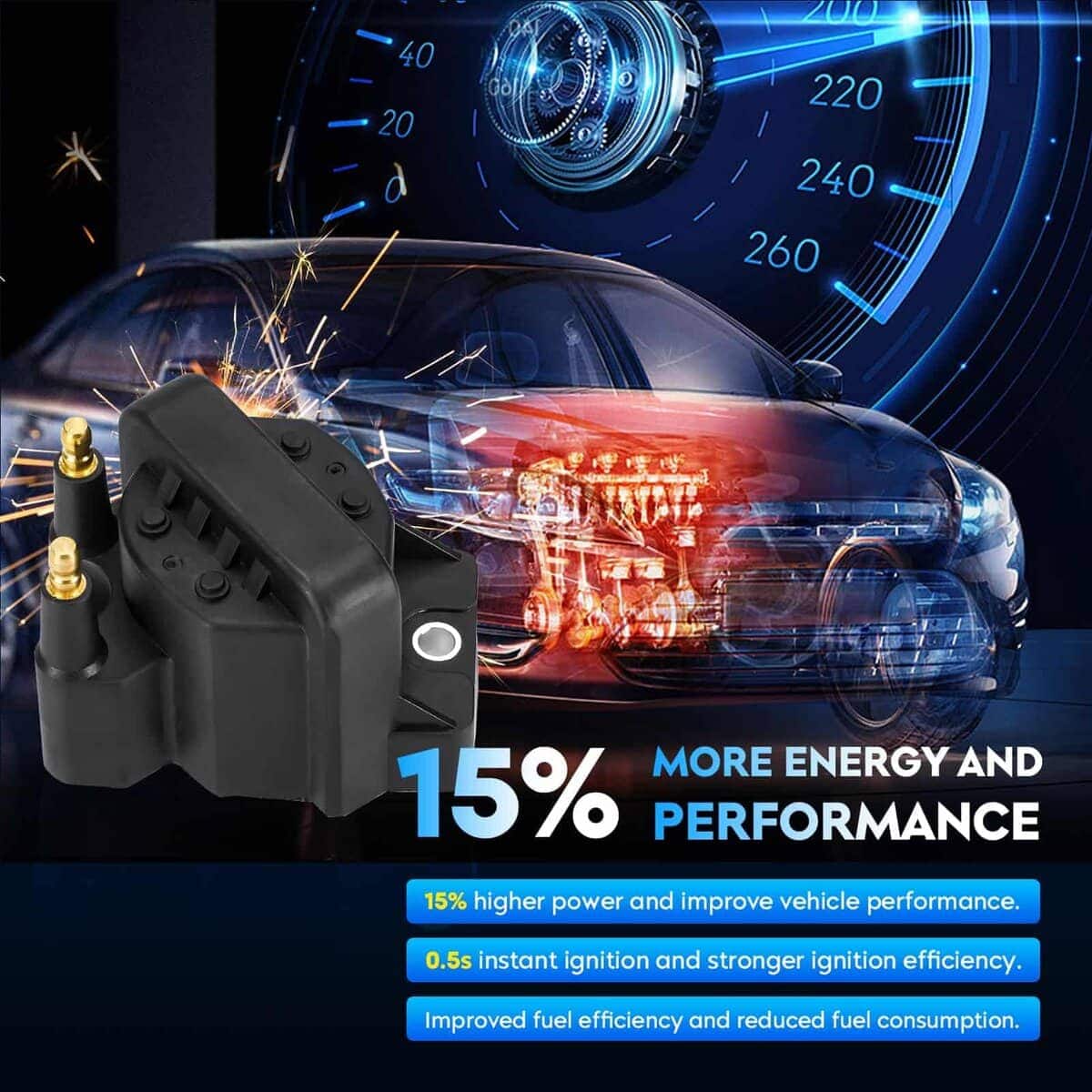 Paquete de Bobina de Encendido para Buick Allure LaCrosse - Imagen 5