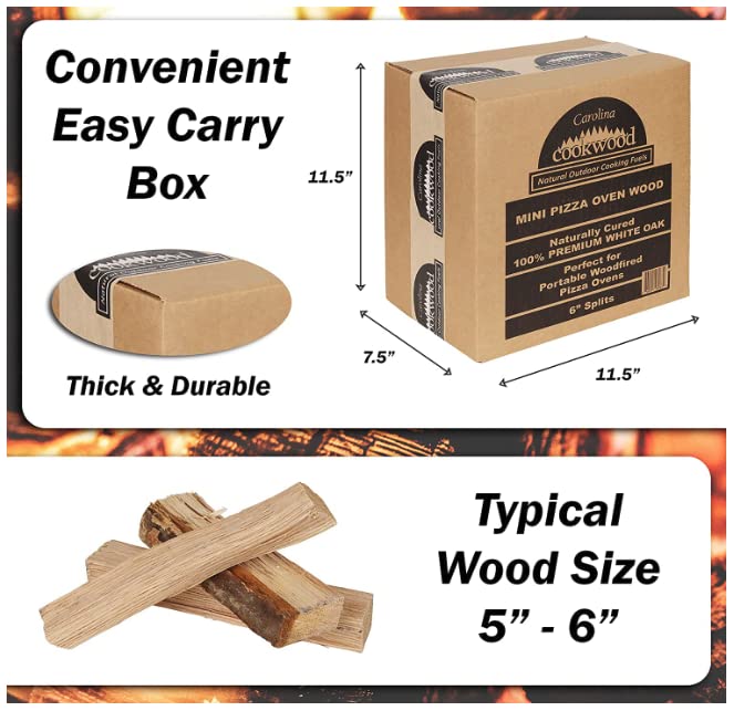 Carolina Cookwood Mini Horno de Pizza de Leña 6 Pulgadas - Imagen 7