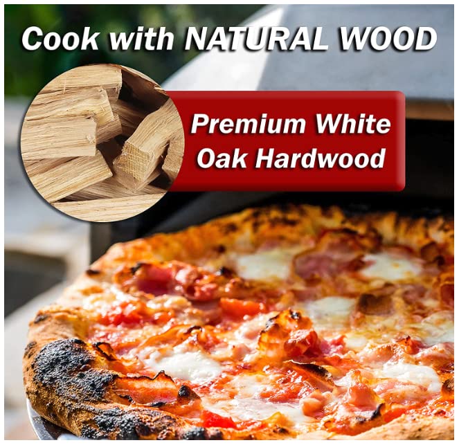 Carolina Cookwood Mini Horno de Pizza de Leña 6 Pulgadas - Imagen 4