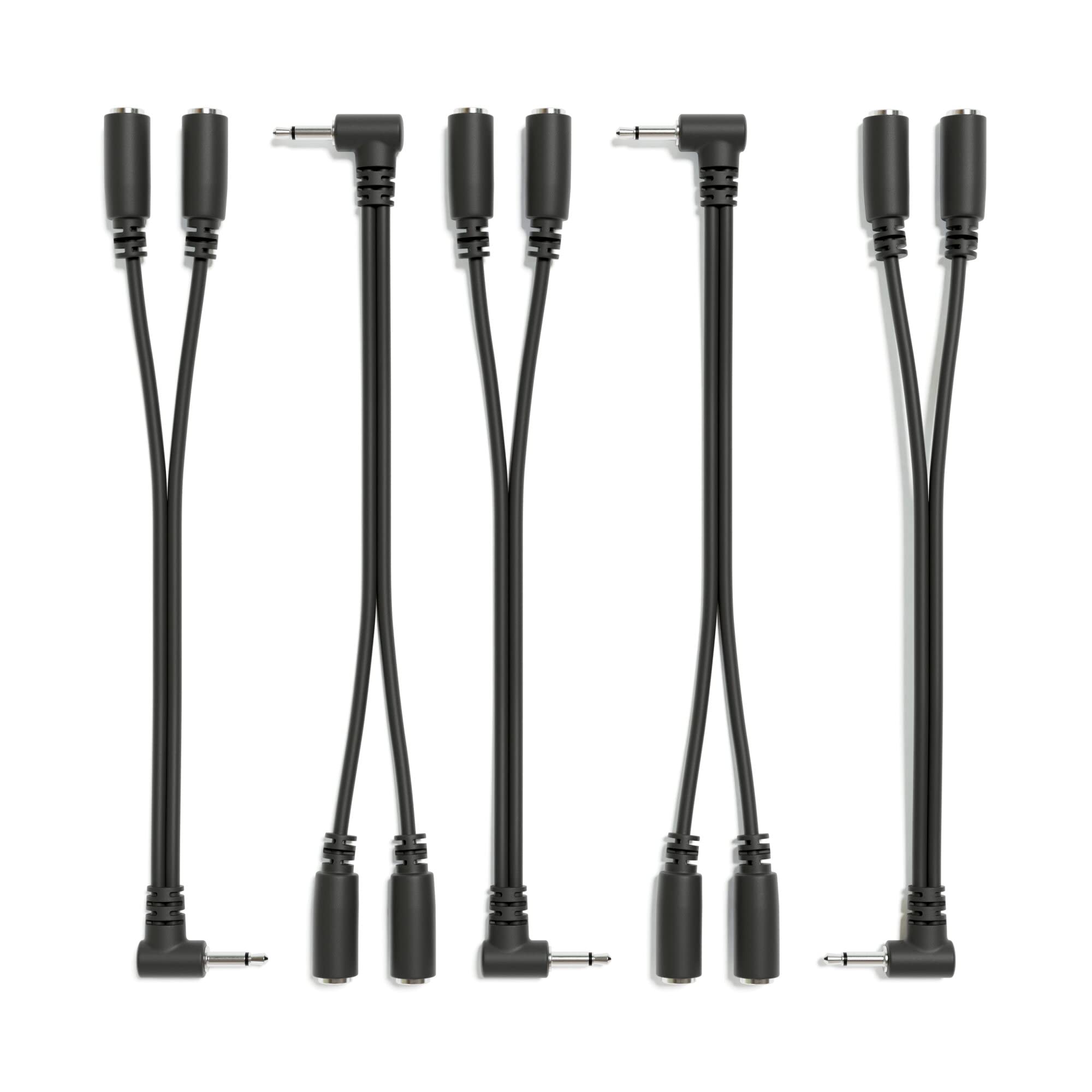 ExcelValley - Pack de 5 - Cable Divisor Mono en Ángulo