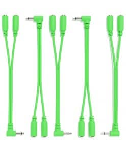 ExcelValley - Pack de 5 - Cables Divisor Y en Ángulo Recto