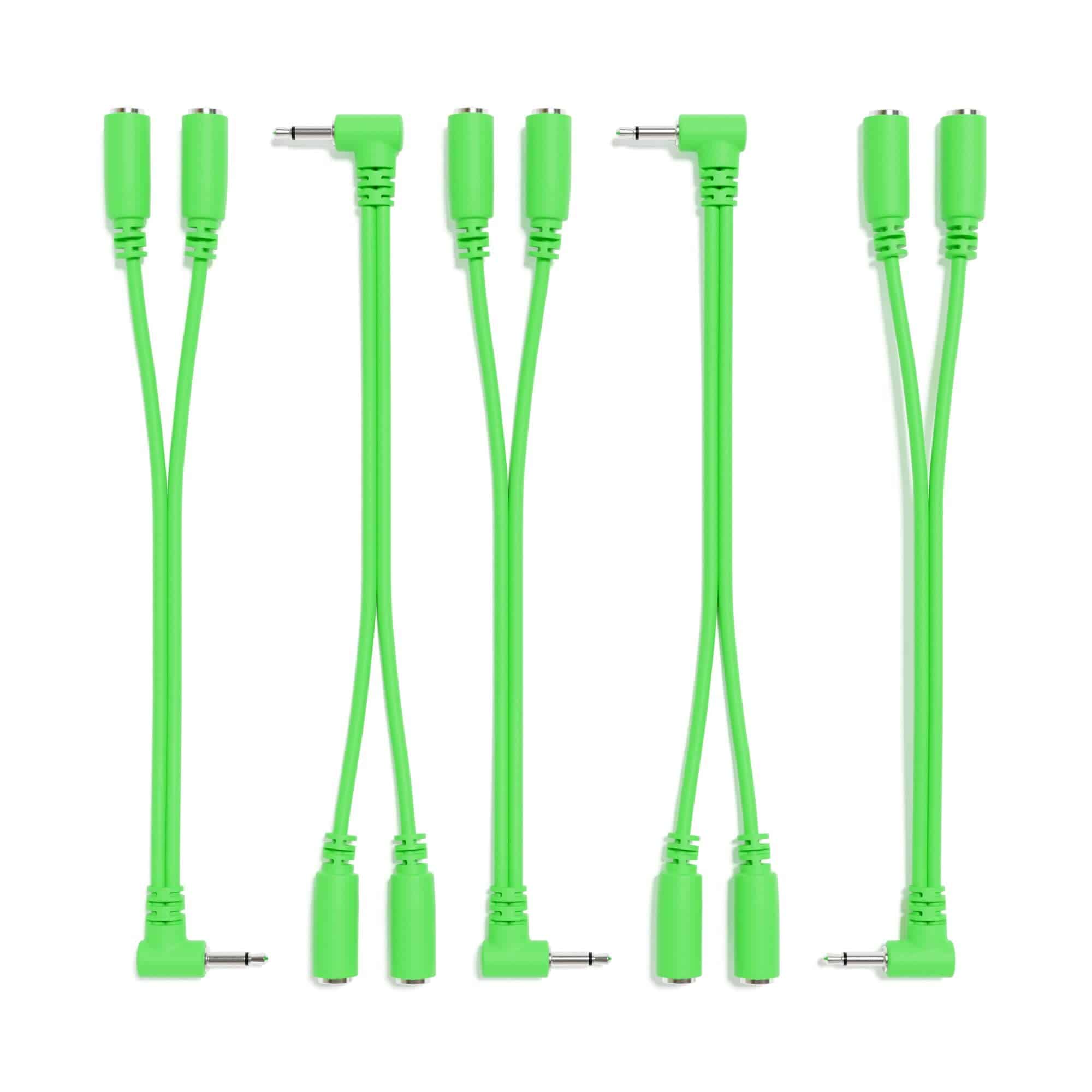 ExcelValley - Pack de 5 - Cables Divisor Y en Ángulo Recto