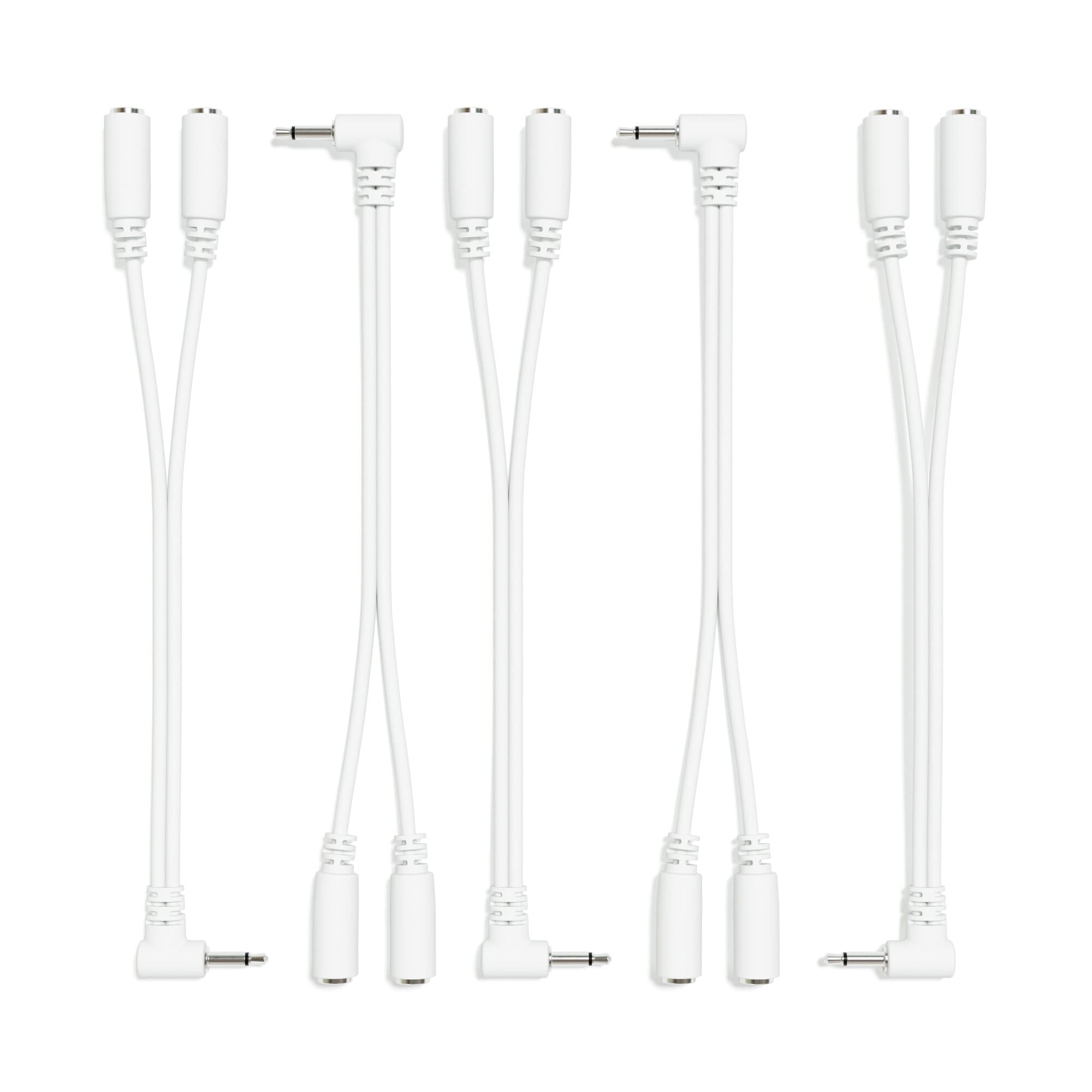 ExcelValley - 5-Pack - Cable Divisor Y de Ángulo Recto - TS