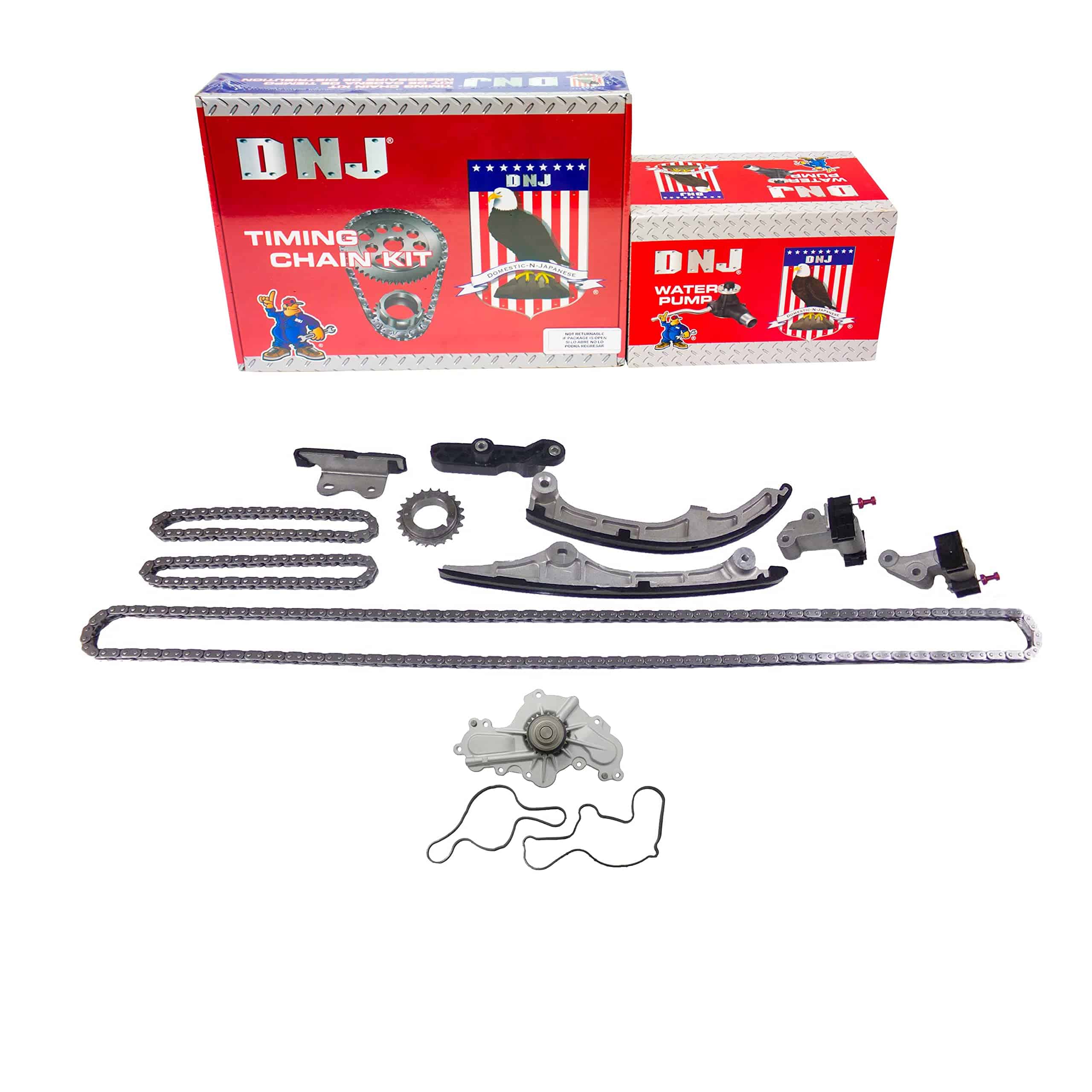 Kit de Cadena de Tiempo DNJ TK4198WP con Bomba de Agua para