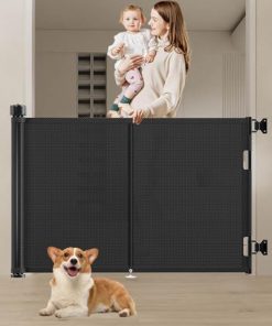 Puertas de bebé extensibles de 59" con diseño de tiras
