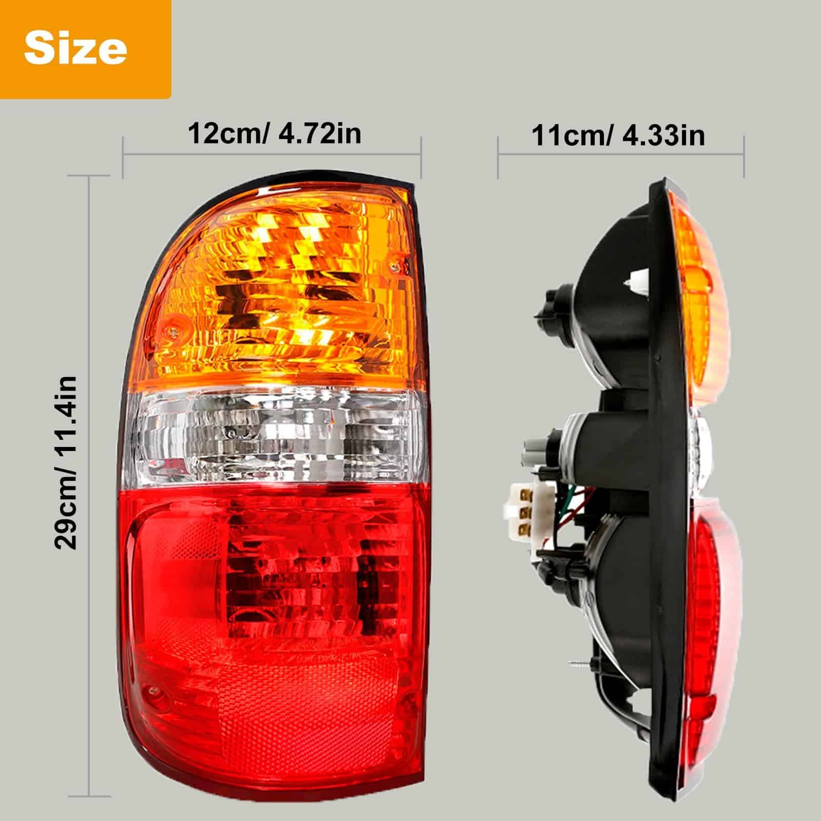 Faro trasero Tacoma compatible con Toyota Tacoma 2001-2004 - Imagen 7