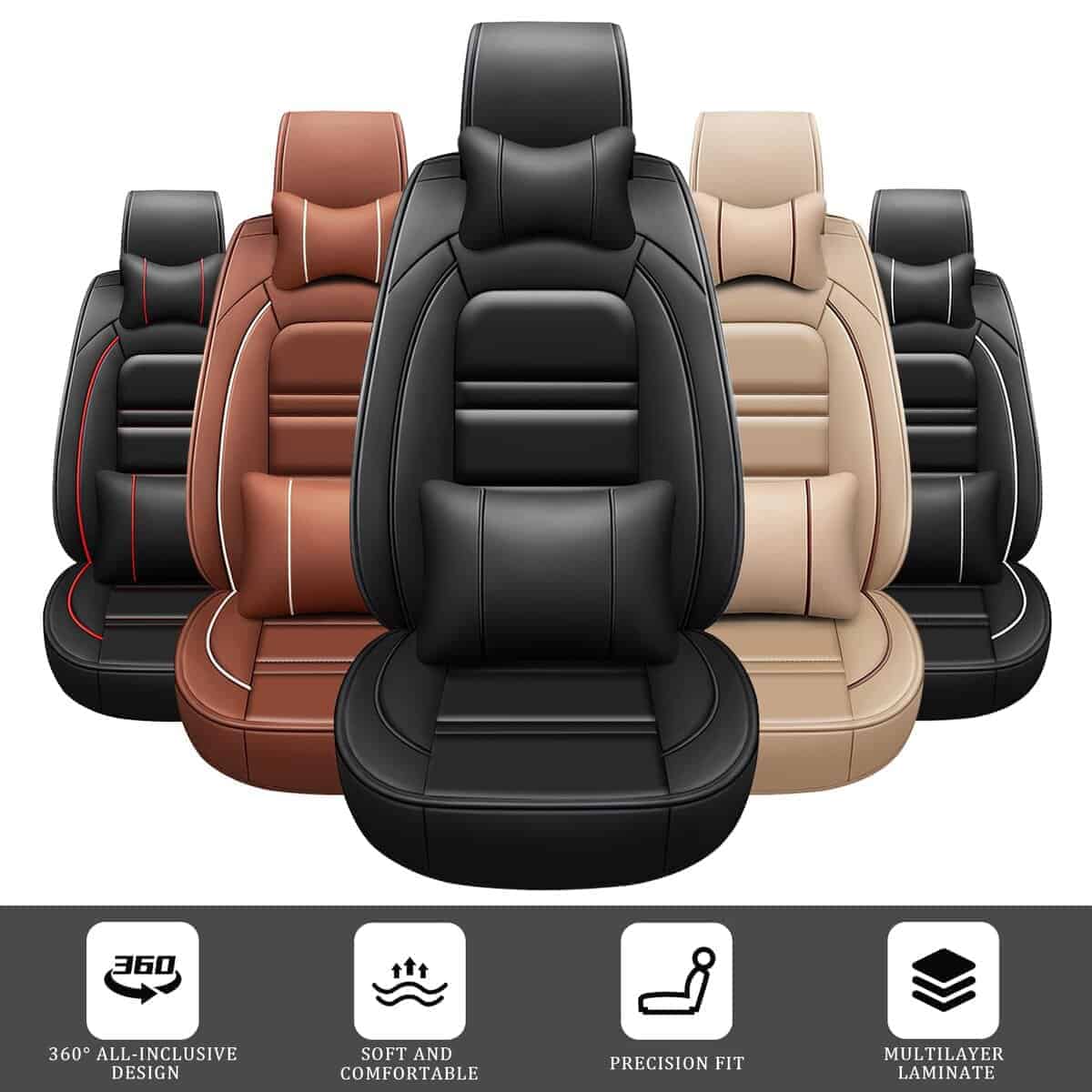 PACKMACH Fundas de Asiento para Nissan Armada 2004-2023, - Imagen 7