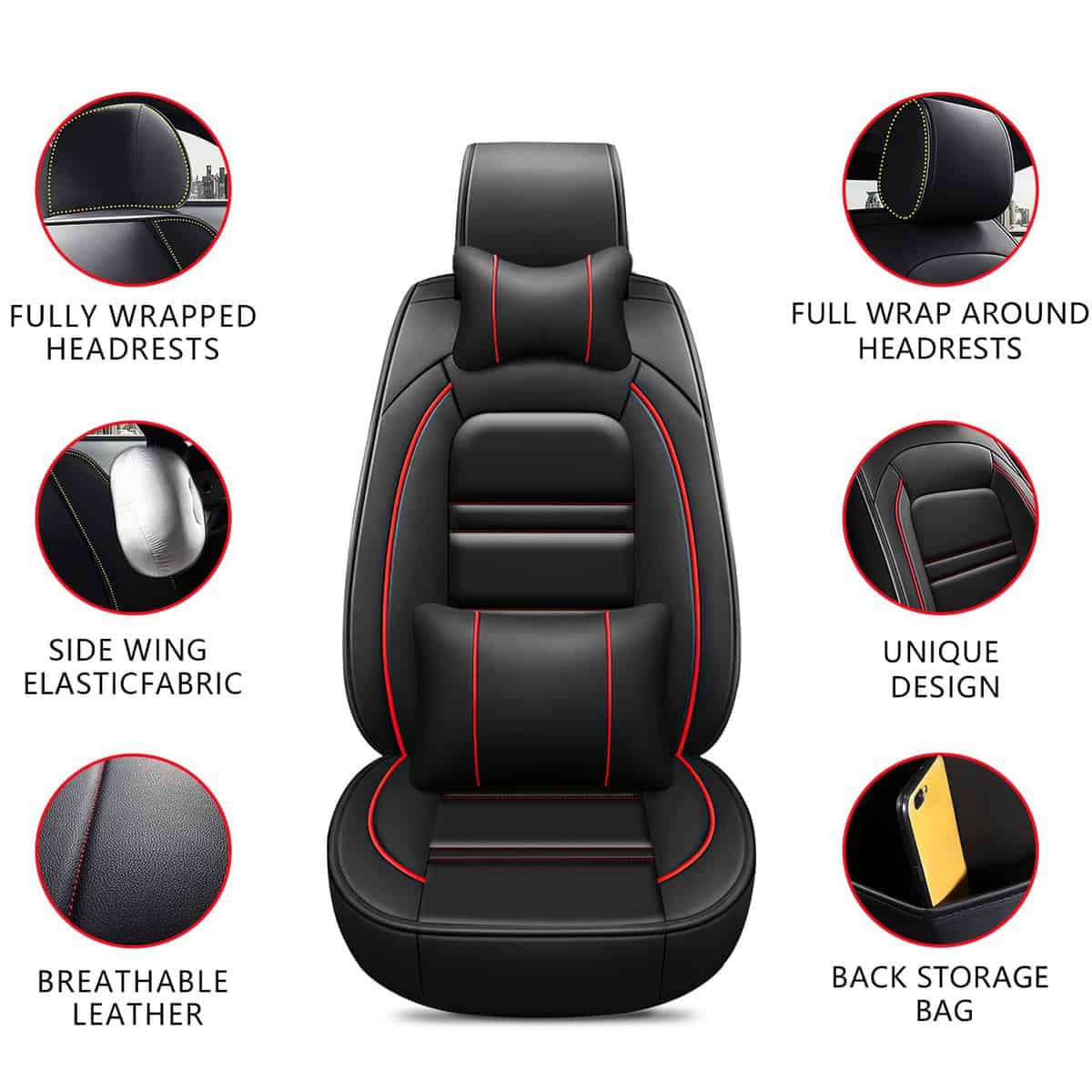 PACKMACH Fundas de Asiento para Nissan Armada 2004-2023, - Imagen 3