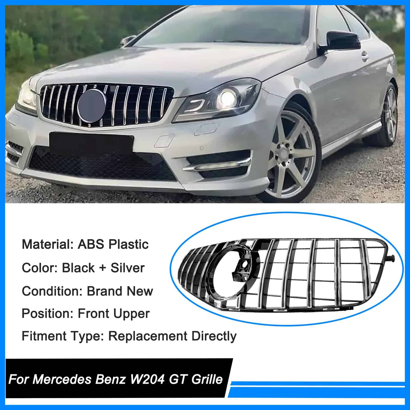 Parrilla delantera Collect Light para Mercedes Benz Clase C - Imagen 6