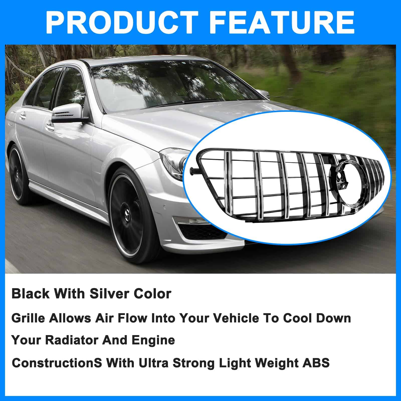 Parrilla delantera Collect Light para Mercedes Benz Clase C - Imagen 7